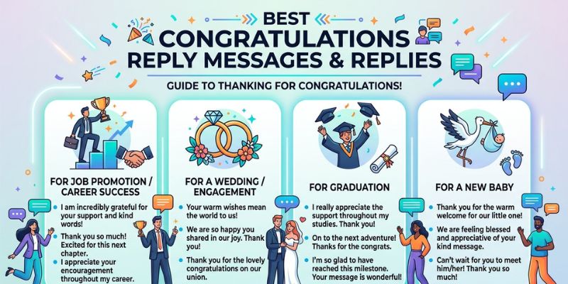 Best Ways to Reply to Congratulations