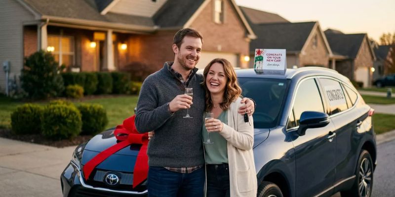 Congrats on New Car for Husband or Wife