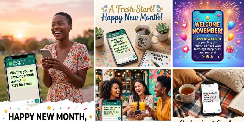 Corporate Happy New Month Greetings for Clients