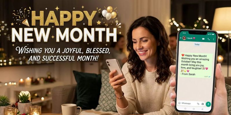Happy New Month SMS and WhatsApp Messages for Clients