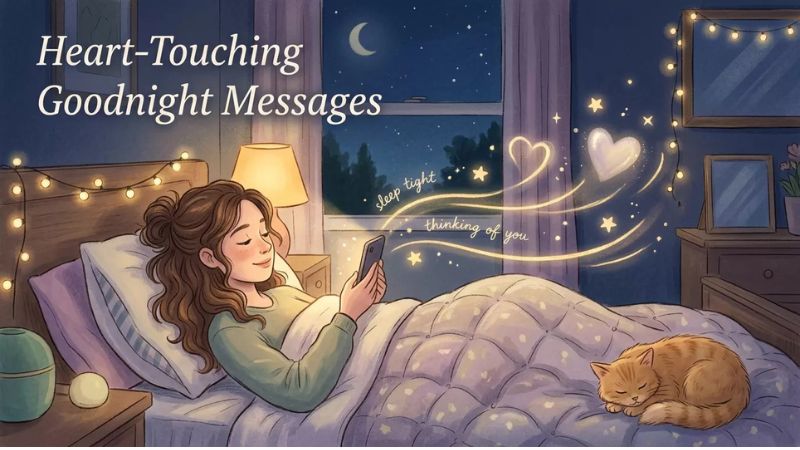 Heart-Touching Goodnight Messages to Warm the Heart