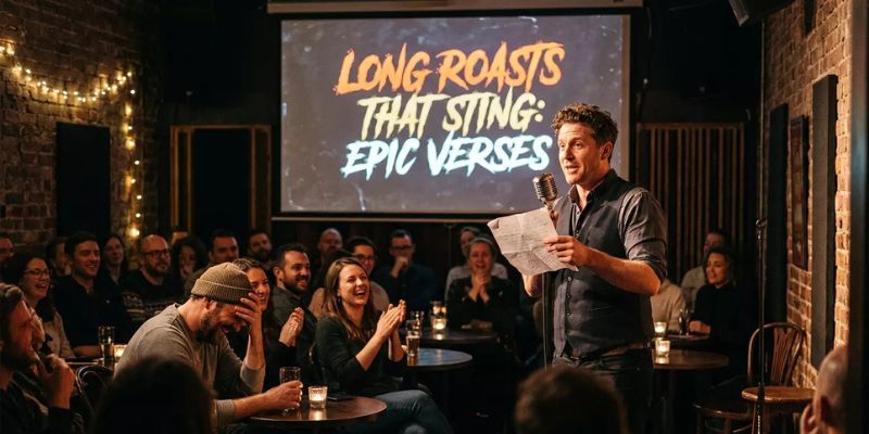 Long Roasts That Sting: Epic Verses

