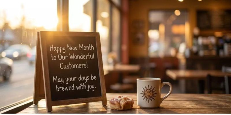 Short and Sweet New Month Messages for Clients