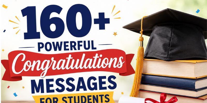 160+ Powerful Congratulations Messages for Students