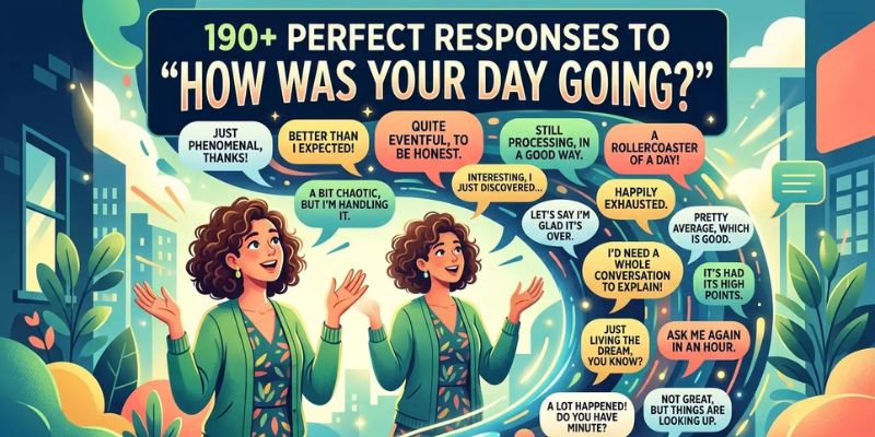 190+ Perfect Responses to "How Was Your Day Going?"