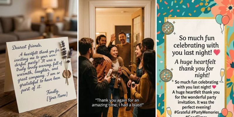 50+Heartfelt Thank You for Inviting Me to Your Party Messages