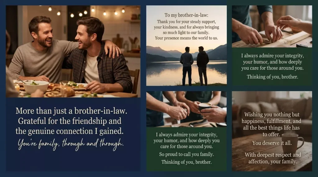 Short, Emotional Quotes for Brother-in-Law