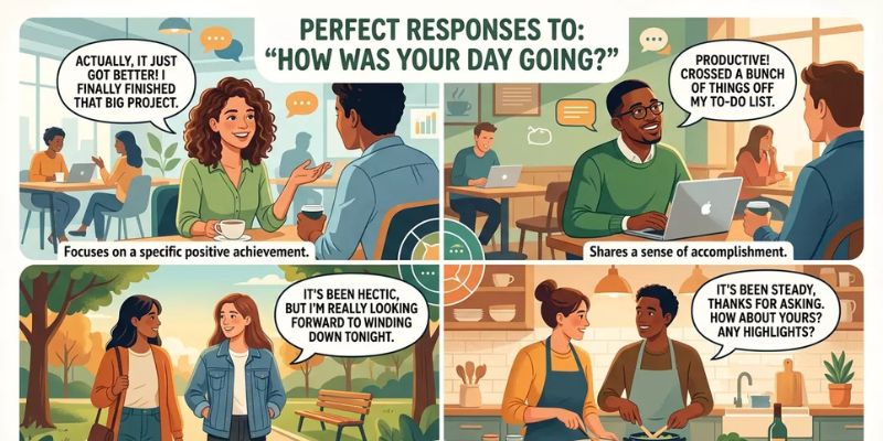 Casual Replies to "How Was Your Day Going?"