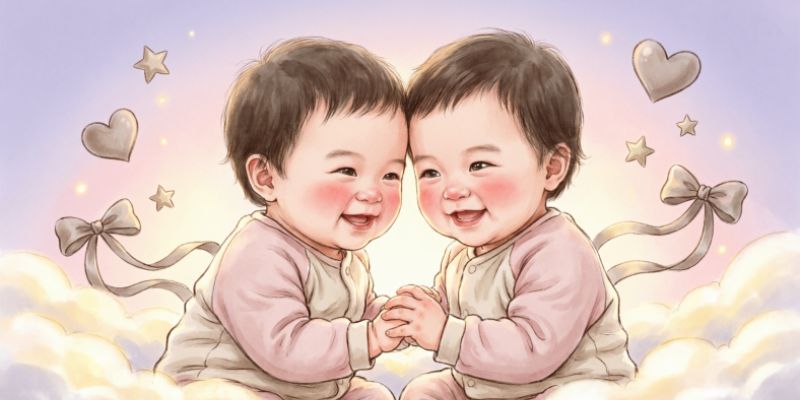Birthday Wishes from One Twin to the Other
