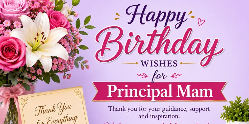 Formal Birthday Wishes for Principal
