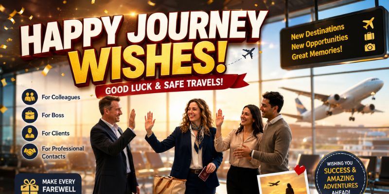 Happy Journey Wishes for Friends
