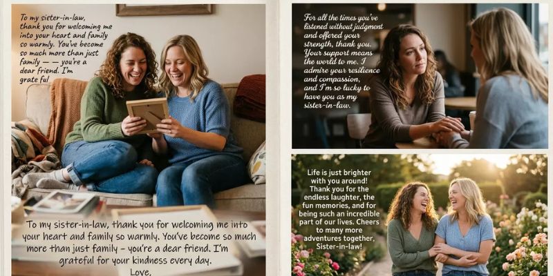 Heartfelt and Emotional Messages for My Sister-in-Law