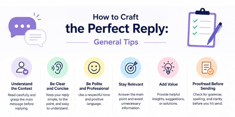 How to Craft the Perfect Reply: General Tips