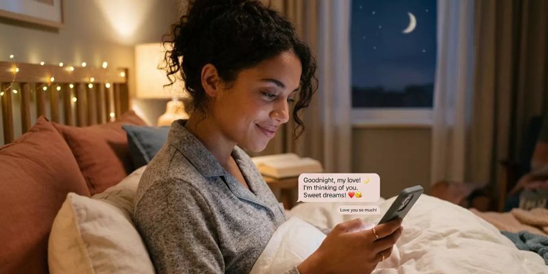 Long Good Night Love Messages for My Wife