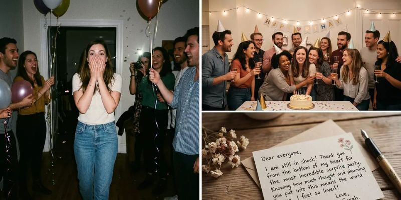 70+ Heartfelt Thank You Messages for Surprise Birthday Party