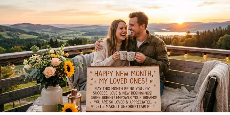 Motivational Happy New Month Messages for Loved Ones