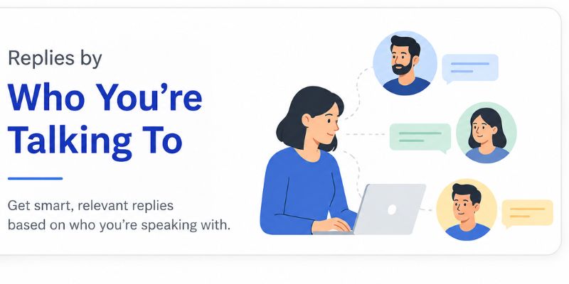 Replies by Who You're Talking To