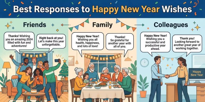 Replies to Happy New Year Wishes: 150+ Polite, Sweet & Thoughtful Messages