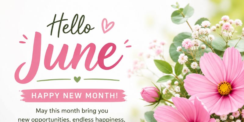 Short and Sweet June New Month Messages