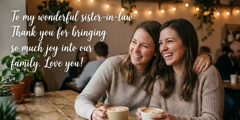 Thank You and Appreciation Messages for My Sister-in-Law
