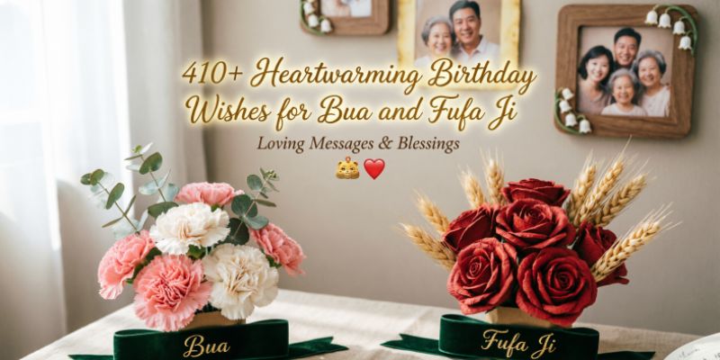 410+ Heartwarming Birthday Wishes for Bua and Fufa Ji 🎂💖 Loving Messages & Blessings