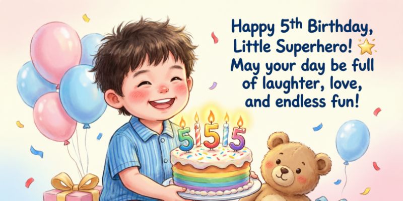 Birthday Wishes for a Little Boy