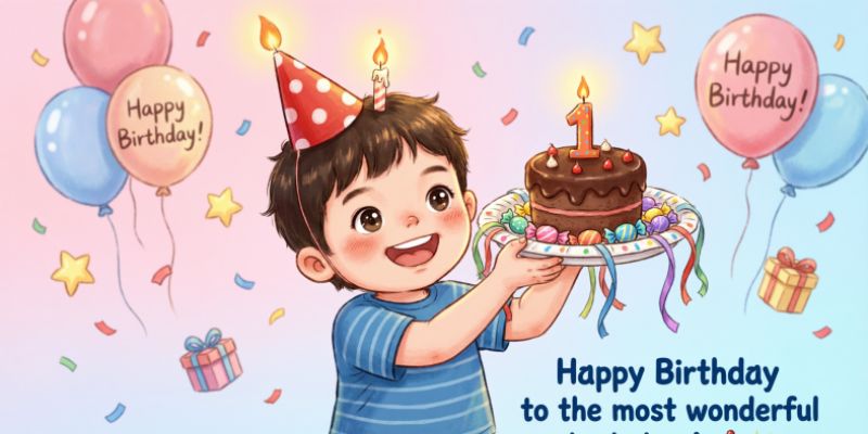 Cute Birthday Wishes for a Little Boy