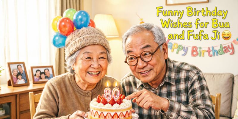 Funny Birthday Wishes for Bua and Fufa Ji 😂
