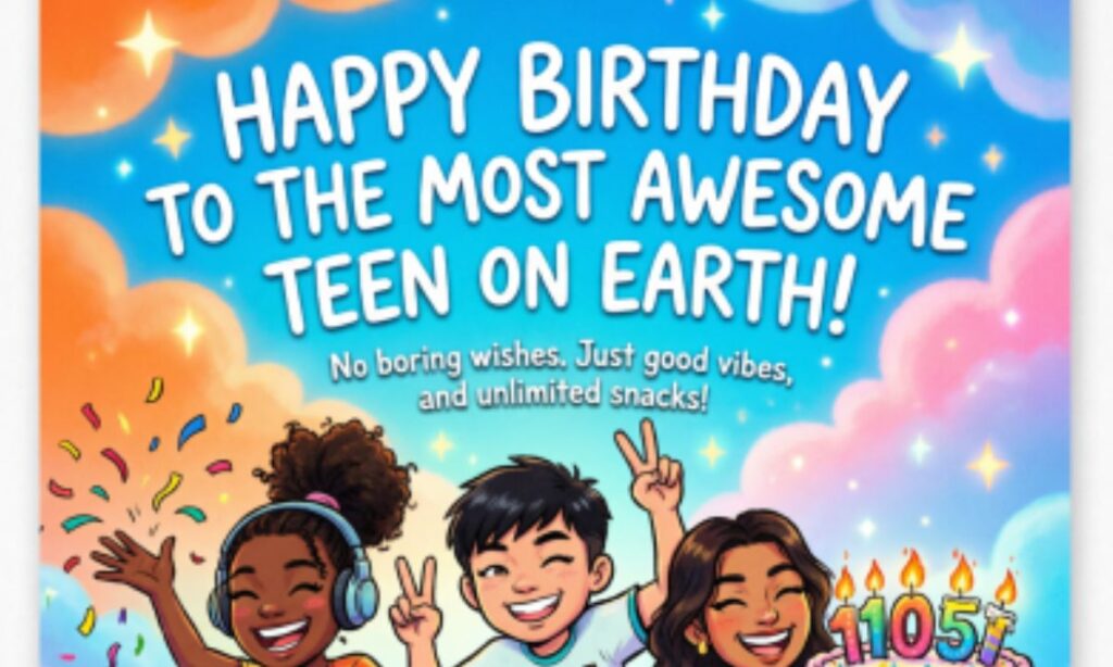 Funny Birthday Wishes for Teens