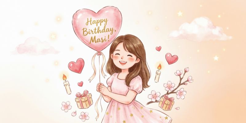 Heart Touching Birthday Wishes for Masi 💕