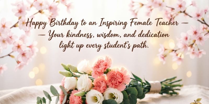 Heartfelt Birthday Wishes for Female Teacher