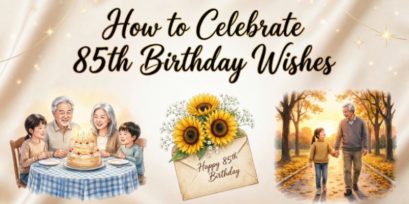 How to Celebrate 85th Birthday Wishes
