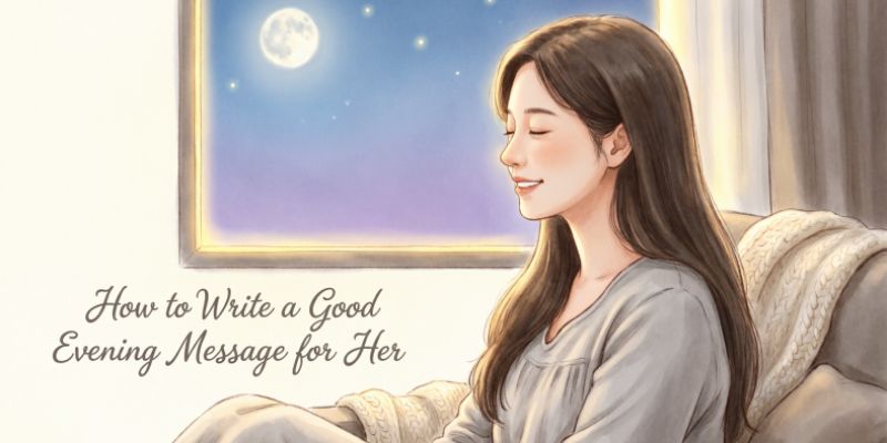 How to Write a Good Evening Message for Her