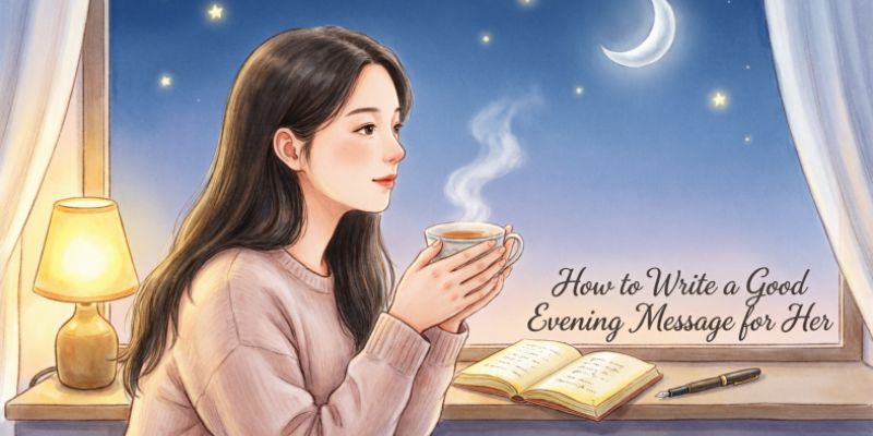 How to Write a Good Evening Message for Her