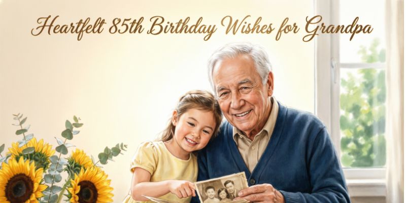 Inspirational 85th Birthday Messages About Life and Wisdom