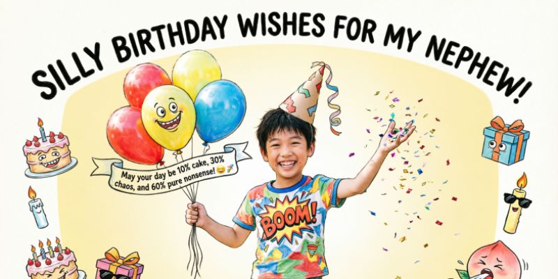 Silly Birthday Wishes for Nephew 😂🎈