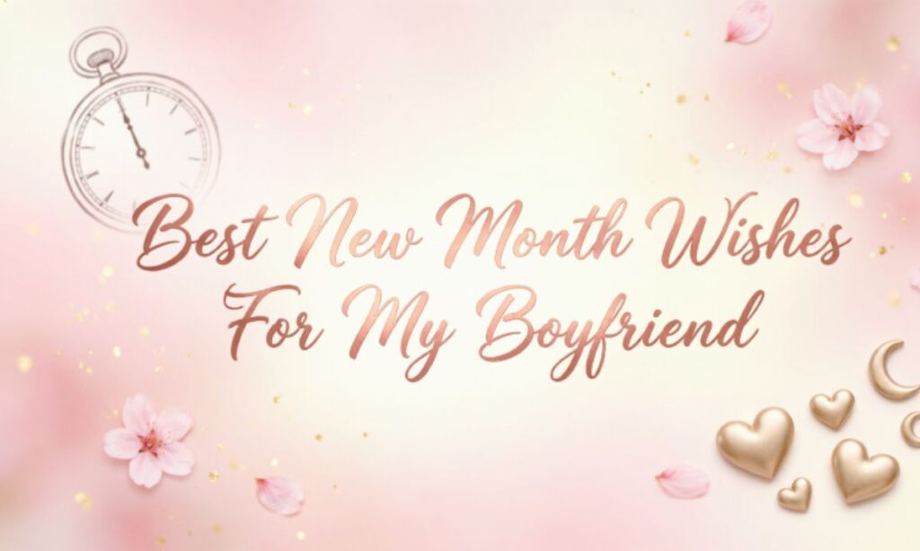 Best New Month Wishes For My Boyfriend