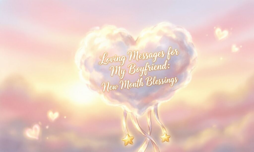Loving Messages for My Boyfriend: New Month Blessings